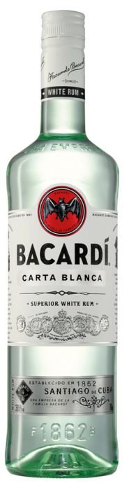 Bacardi Carta Blanca 1l 37