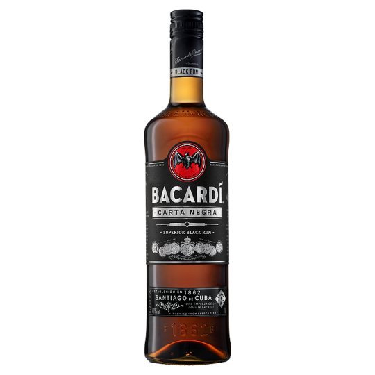Bacardi Carta Negra 1l 40% - Skvělý rum