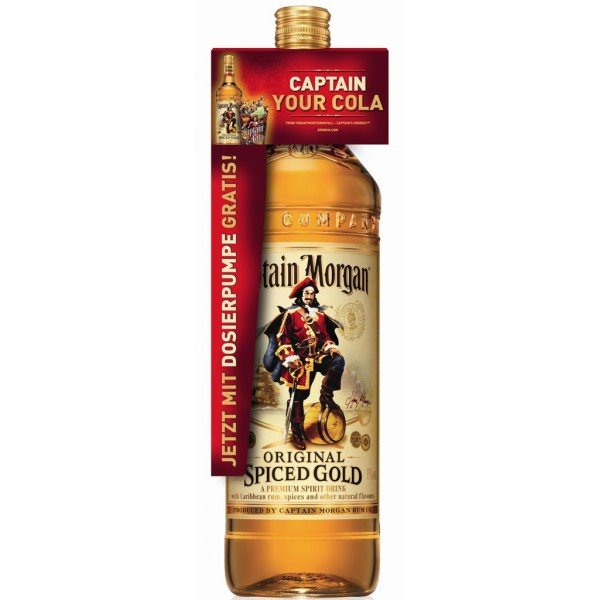 Captain Morgan Gold Spiced  3l 35% - Skvělý rum