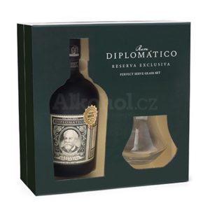 Dárek - Rum Diplomatico a 2 skleničky