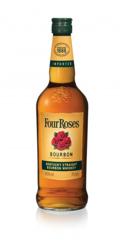 Four Roses Bourbon 1l 40% - Dárkové balení alkoholu Four Roses