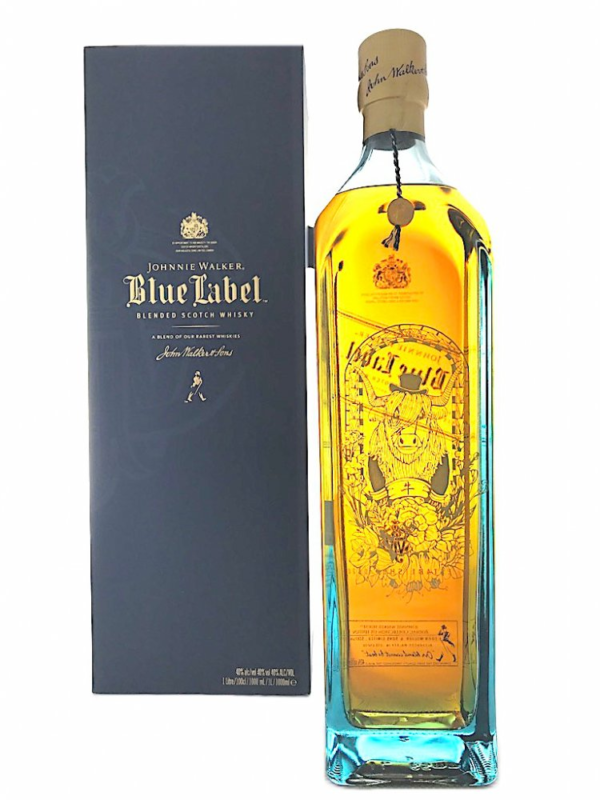 Johnnie Walker Blue Label Ox 1l 40% - Dárkové balení alkoholu Johnnie Walker