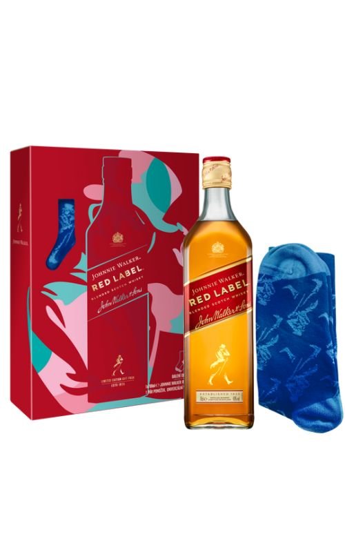 Johnnie Walker Red Label + Ponožky 0