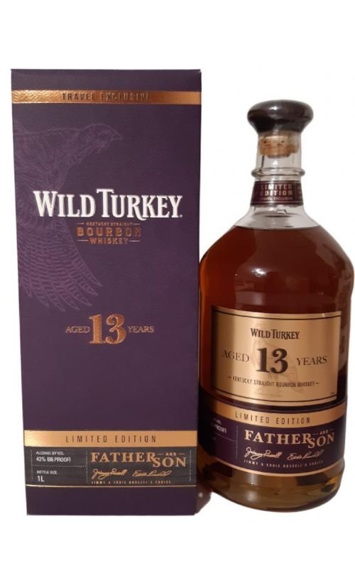 Wild Turkey Father And Son 13y 1l 43% - Dárkové balení alkoholu Wild Turkey