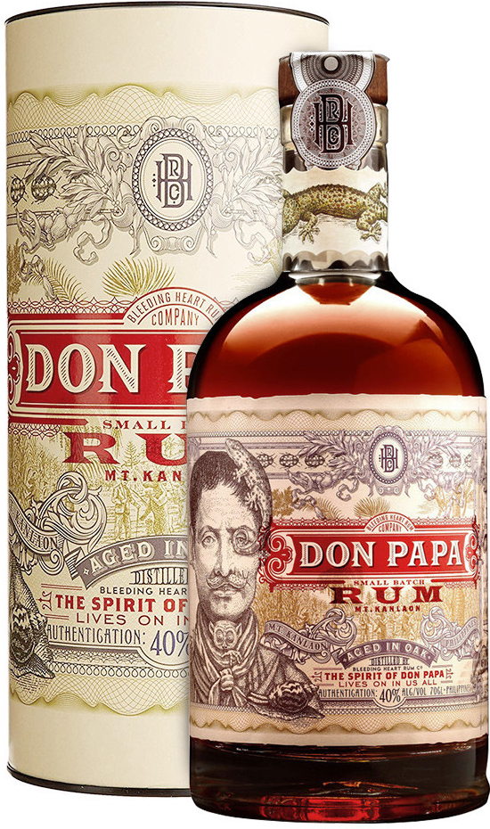 Rum Don Papa tuba dárkové balení