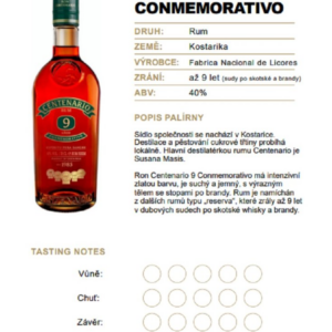 Ron Centenario 9 Conmemorativo 0